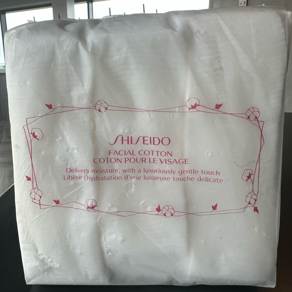$15 FINAL PRICE! Shiseido Soft Facial Cotton. FREE SHIPPING